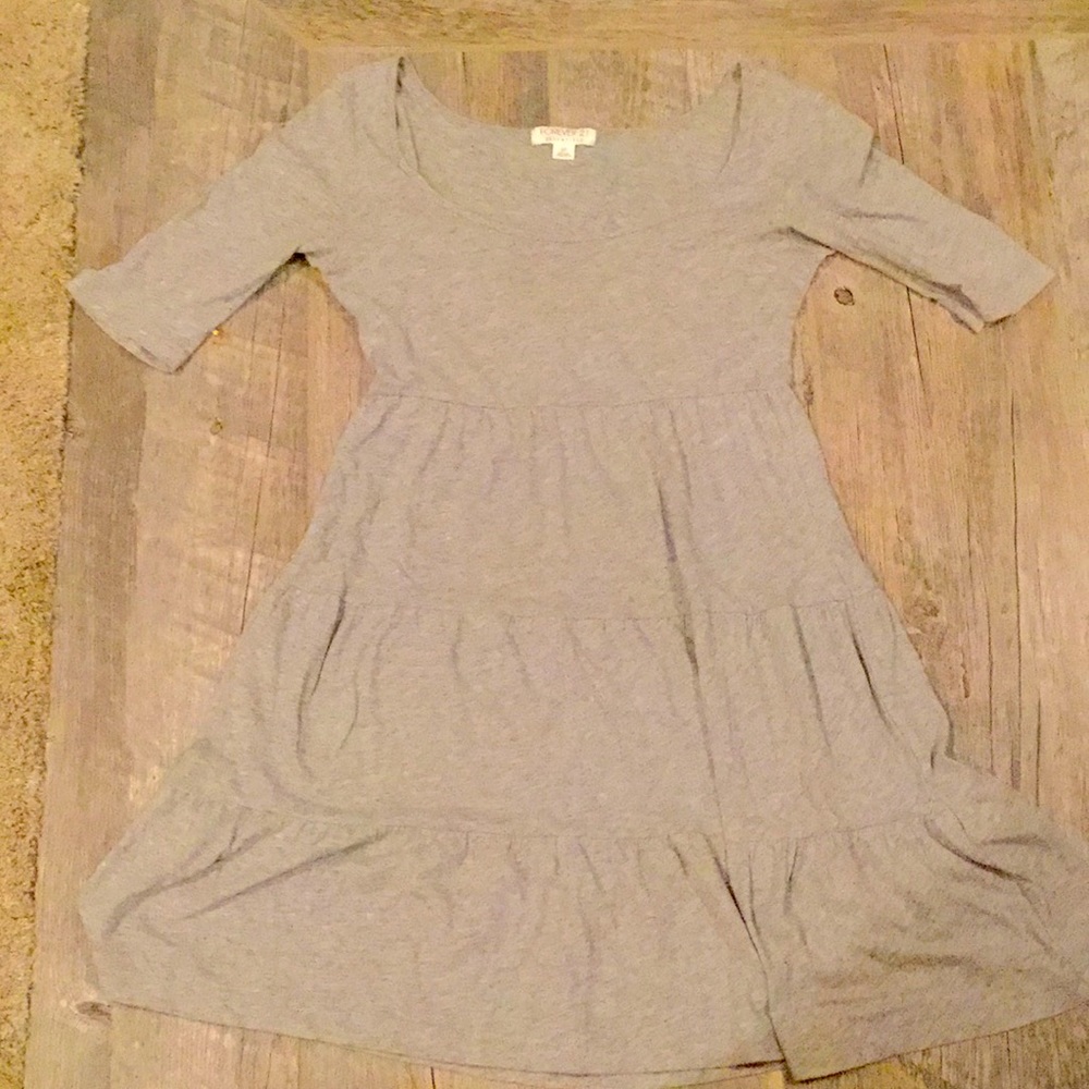 FOREVER 21 gray light weight dress